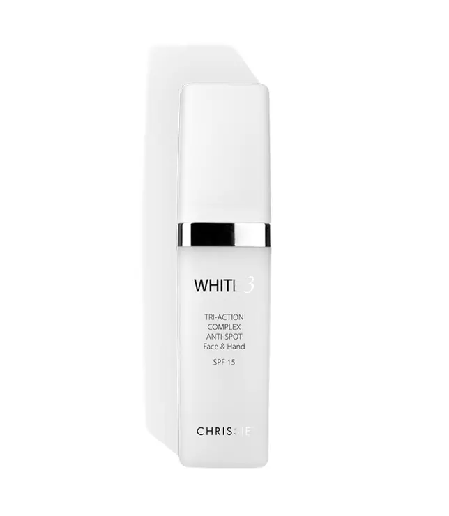 Chrissie Cosmetics White-3 Tri-Action Complex Anti-Spot Face and Hand SPF 15