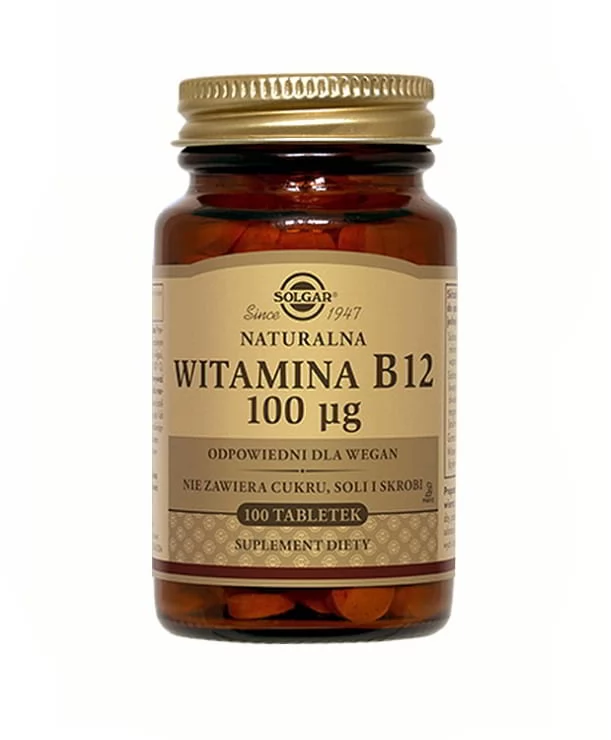Solgar Naturalna Witamina B12 100渭g