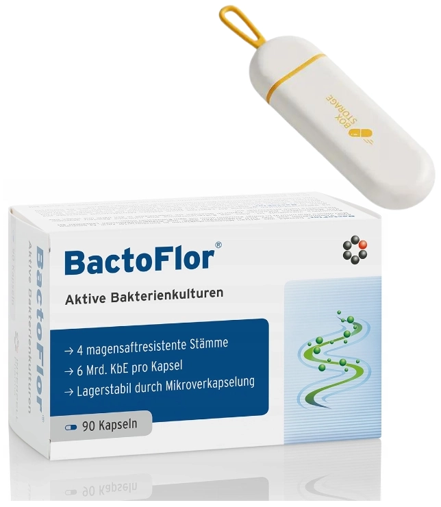 Intercell BactoFlor i Pojemnik na tabletki