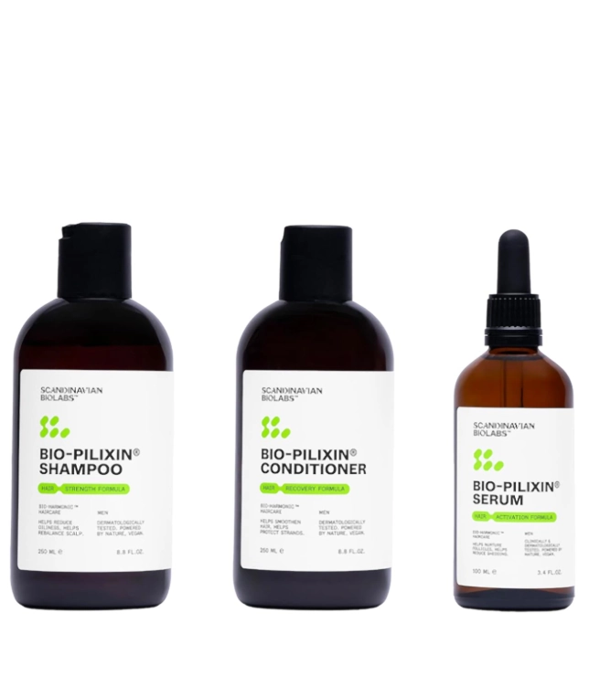 Bio-Pilixin Formula Shampoo, Conditioner, Serum Men