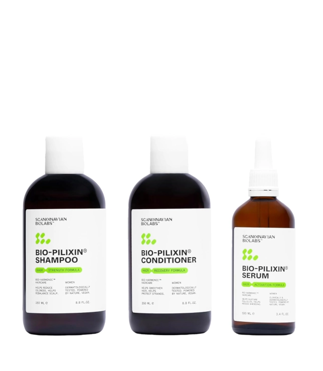 Bio-Pilixin Formula Shampoo, Conditioner, Serum Woman