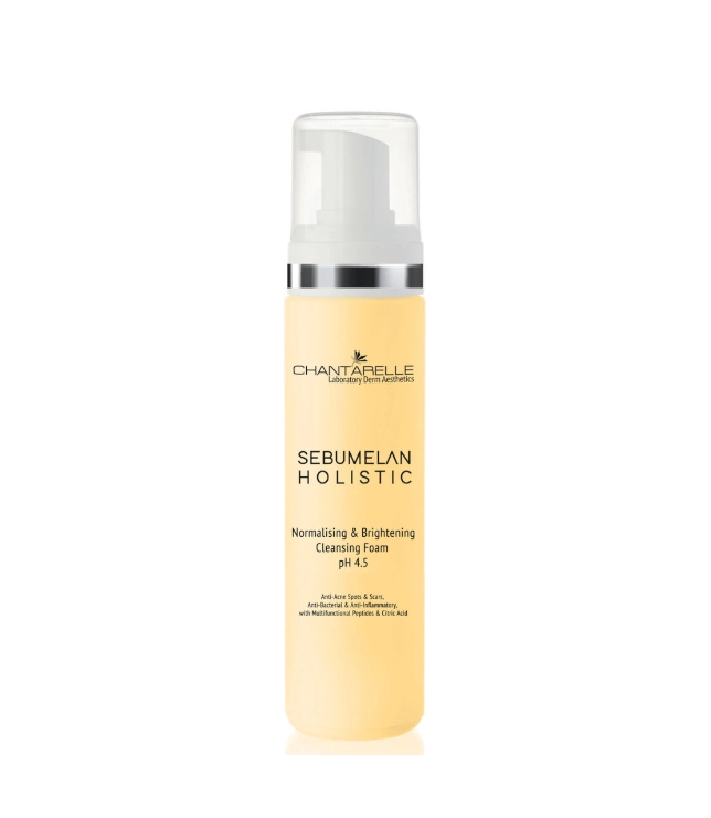 Chantarelle Sebumelan Holistic Cleansing Foam pH 4.5 Normalising Anti-Acne Spot and Scars