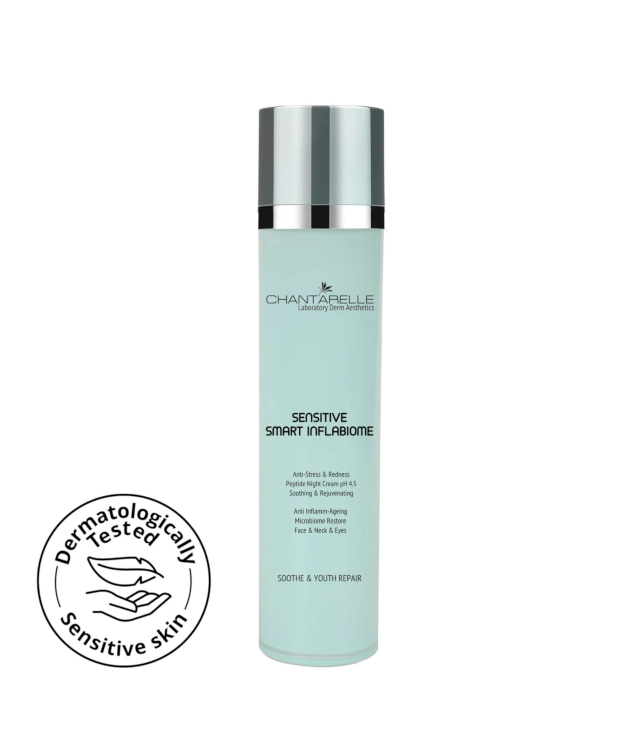 Chantarelle SENSITIVE SMART INFLABIOME Anti-Stress and Redness Peptide Night Cream pH 4.5