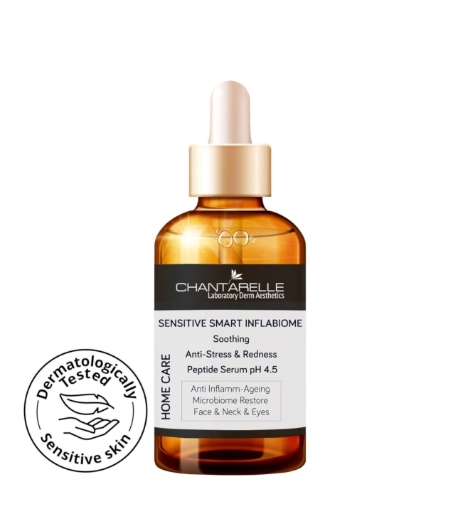 Chantarelle SENSITIVE SMART INFLABIOME Soothing Anti-Stress and Redness Peptide Serum pH 4.5