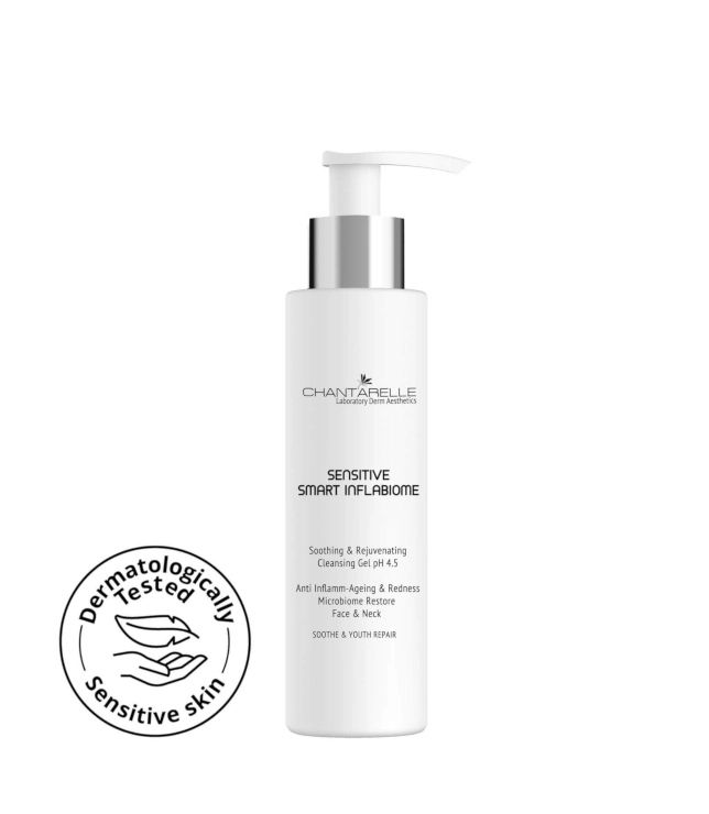 Chantarelle SENSITIVE SMART INFLABIOME Soothing and Rejuvenating Cleansing Gel pH 4.5