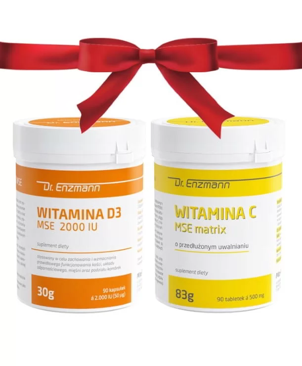 Dr.Enzmann Witamina D3 2000IU i C 500 mg