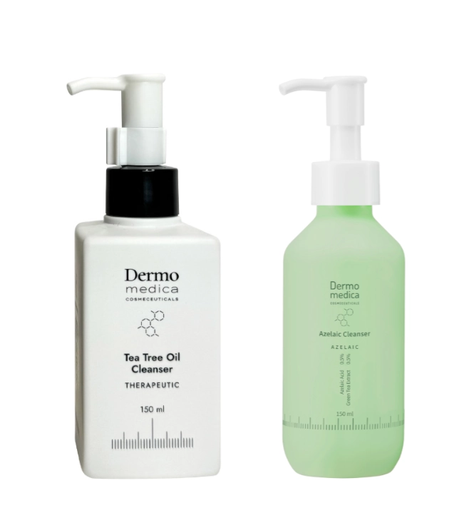 Dermomedica Tea Tree Oil Cleanser 150ML + Azelaic Cleanser 150ML