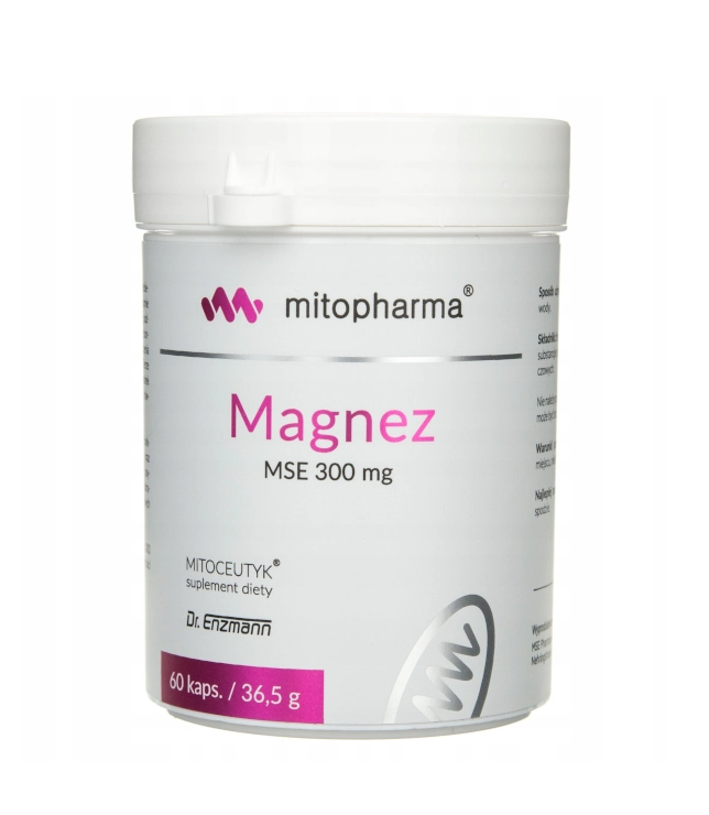 Dr.Enzmann Magnez 300 mg 60 kapsułek