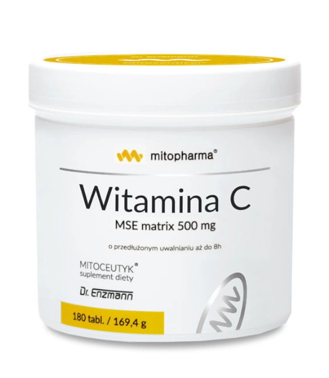 Dr.Enzmann Witamina C 500 mg 180 tabletek