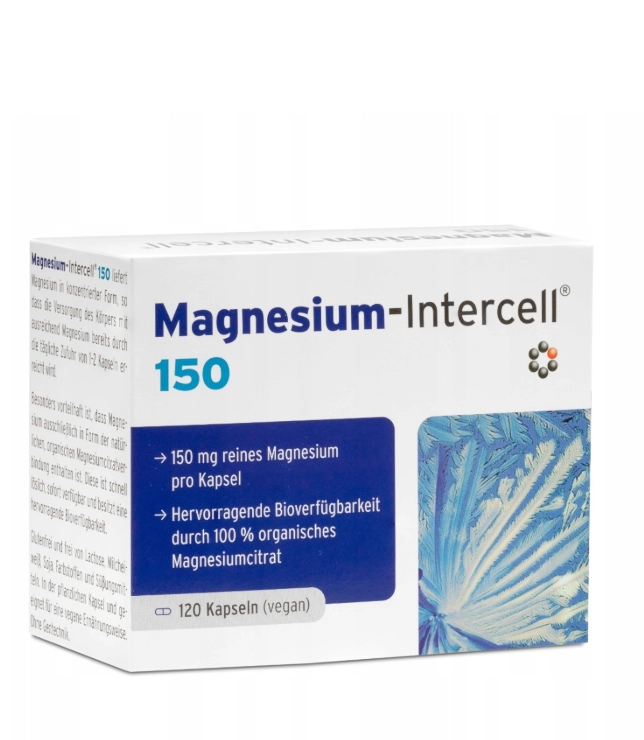 Intercell Magnesium Cytrynian magnezu 120 kaps.