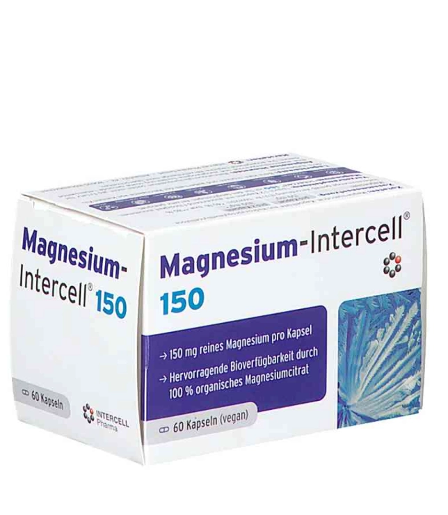 Intercell Magnesium Cytrynian magnezu 60 kaps.