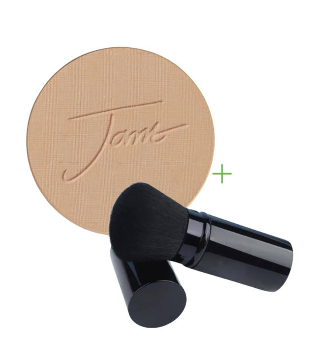 Jane Iredale PurePressed Base SPF 20 Riviera + gratis Pędzel Kabuki