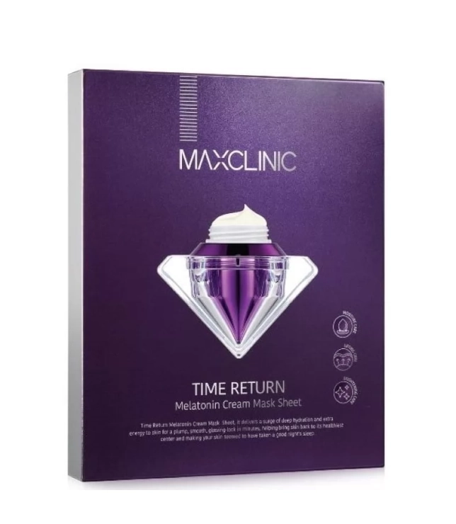 Maxclinic Time Return Melatonin Cream Mask Sheet
