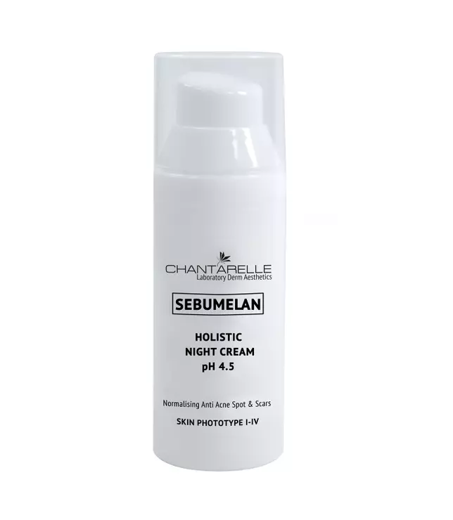 Chantarelle Sebumelan Holistic Night Cream Normalising Anti Acne Spot and Scars
