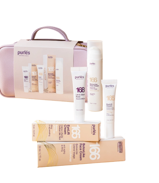 Purles Zestaw 165+166 z miniaturą 168 gratis kosmetyczka