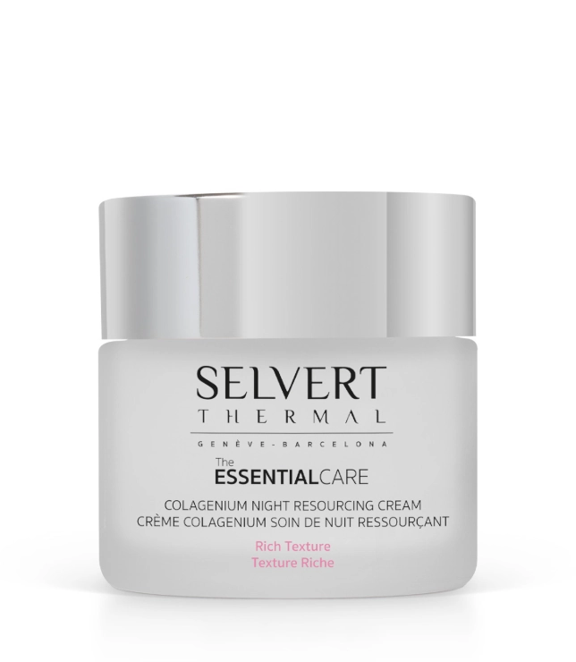 Selvert Thermal Colagenium Night Resourcing Cream Rich Texture