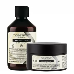 Togethair Zestaw Natural Glossy wygładzający włosy