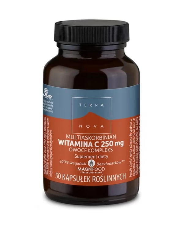 Terranova Multiaskorbinian Witamina C 250 mg 50 kapsułek